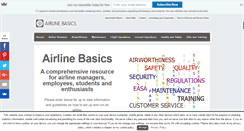 Desktop Screenshot of airlinebasics.com